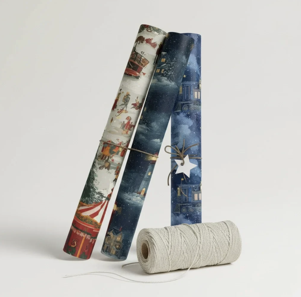 Gift Wrapper's Set (3 sheets)